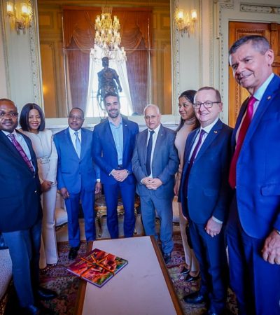 Presidente do TCE-RS apresenta comitiva de Angola ao governador do Estado