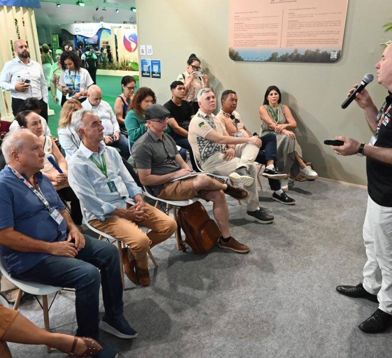 TCE-PA: Tributação Verde e desenvolvimento socioeconômico é tema de palestra no estande Sistema Tribunais de Contas