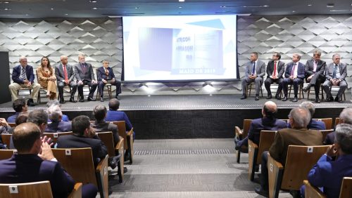 Vice-presidente Durval Ângelo representa Atricon em posse da nova Diretoria da Abracom