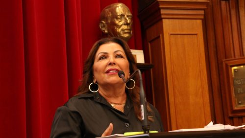 Vice-presidente Susana Azevedo representa a Atricon em debate no TCE-SP