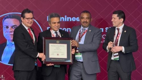 Presidente Edilson Silva recebe título de Doutor Honoris Causa da Washington & Lincoln University (EUA)