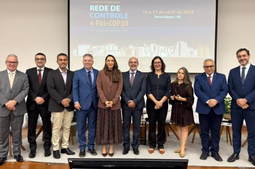 Vice-presidente Carlos Ranna participa de congresso sobre mudanças climáticas, no TCE-RS