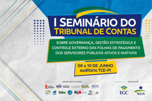 TCE-PI abre inscrições para Seminário sobre Folha de Pagamento no Setor Público
