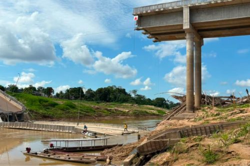 Risco de novo colapso da Ponte em Sena Madureira faz TCE-AC notificar Defesa Civil