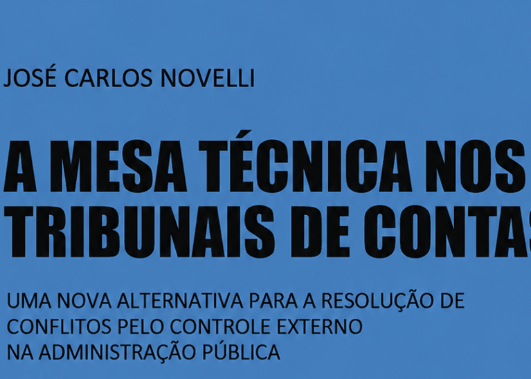 Livro destaca a importância da mesa técnica nos Tribunais de Contas