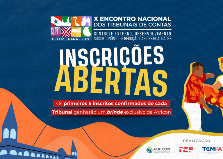 Estão abertas as inscrições para o X Encontro Nacional dos Tribunais de Contas (ENTC)